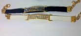 Pulseiras de arco com strass